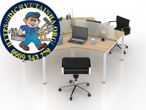 Tháo lắp bàn làm việc phường Phú Thọ
