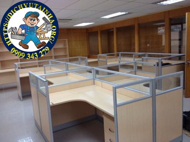 tháo lắp bàn làm việc phường Tân Định