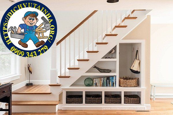 sửa cầu thang gỗ tại nhà phường Bình Lợi Trung