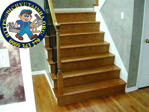 sửa cầu thang gỗ tại nhà phường Chợ Quán