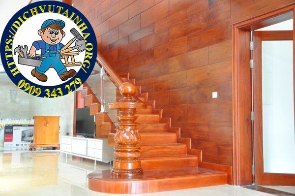 sửa cầu thang gỗ tại nhà phường Gò Vấp