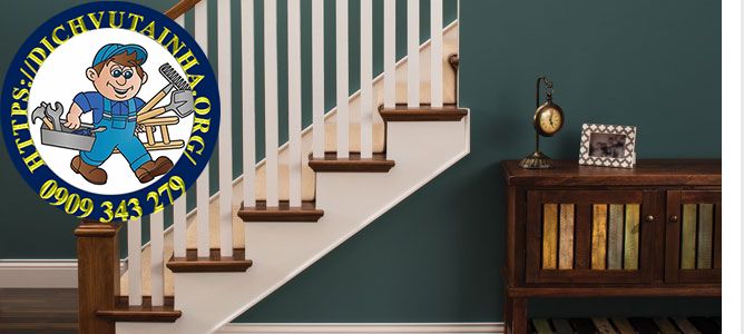 sửa cầu thang gỗ tại nhà phường HIệp Bình