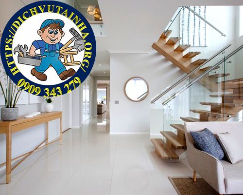 sửa cầu thang gỗ tại nhà phường Hố Nai