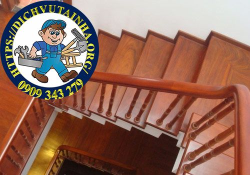 sửa cầu thang gỗ quận 8 TPHCM