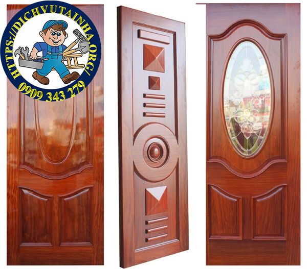 sửa chữa cửa gỗ tại nhà phường Đông Hưng Thuận