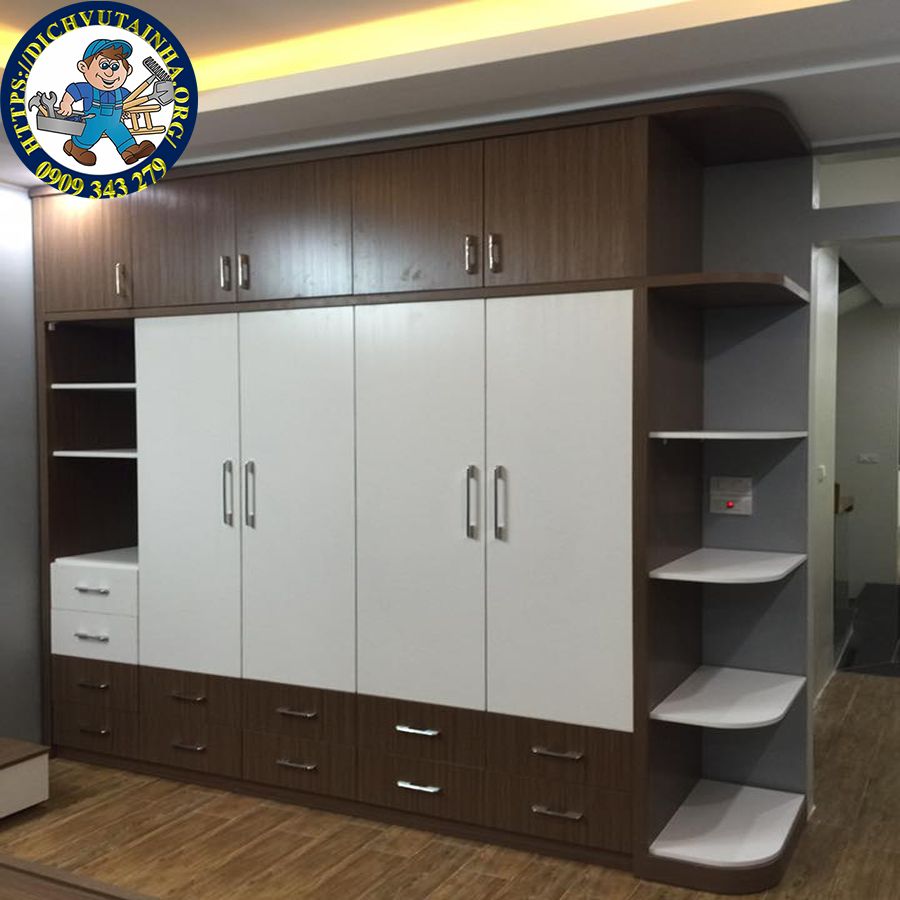 Sửa chữa tủ áo mdf quận 3