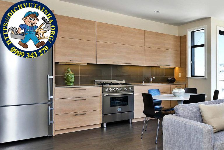 sửa chữa tủ bếp tại nhà phường An Khánh