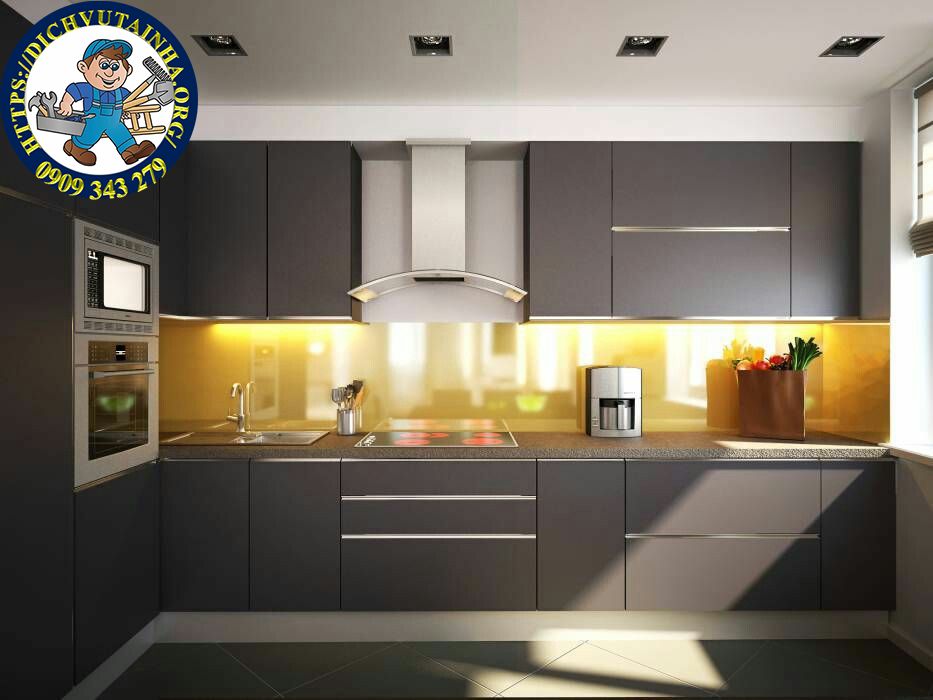 sửa chữa tủ bếp tại nhà phường Đông Hưng Thuận