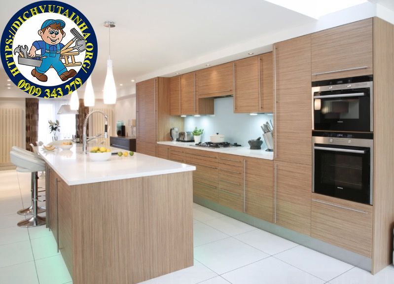 sửa chữa tủ bếp tại nhà phường Long Hưng