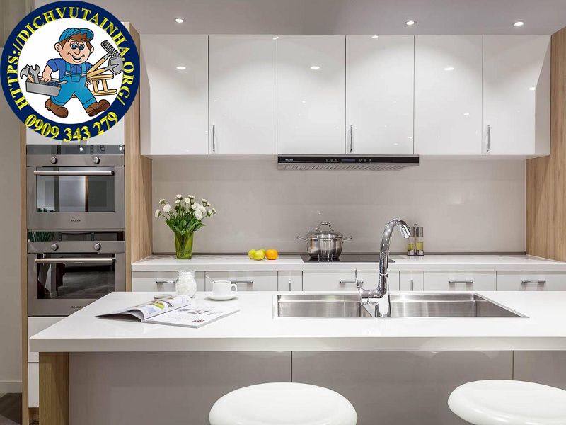 sửa chữa tủ bếp tại nhà phường Xuân Hoà