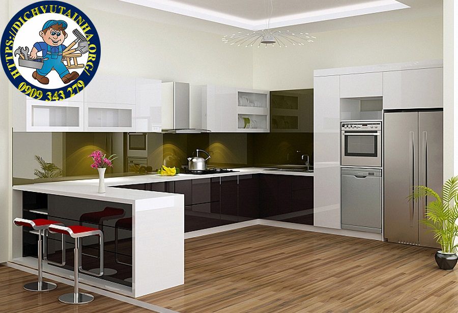 sửa chữa tủ bếp tại nhà Xã Hiệp Phước