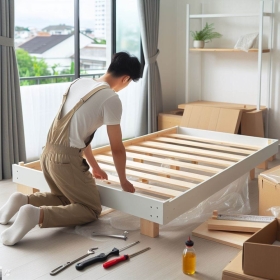 THÁO RÁP ĐỒ GỖ PHƯỜNG ĐÔNG HƯNG THUẬN