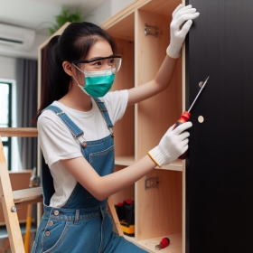 THÁO RÁP ĐỒ GỖ PHƯỜNG NGUYỄN CƯ TRINH